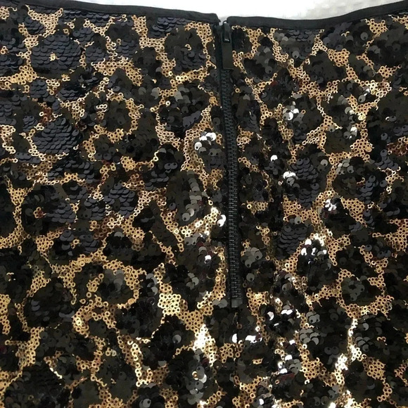 Cache Sequin Encrusted Pencil Lined Skirt New Day Event - Picture 6 of 9
